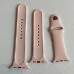 Pink Apple Watch band for 38/40 mm watch.